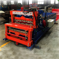 Customized Color Double Layer Tile Metal Wall And Roof Sheet Roll Forming Making Machine Production Line